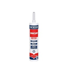 Adesivo siggilante saratoga unicum Trasparente 300 gr e bianco 460gr forte presa